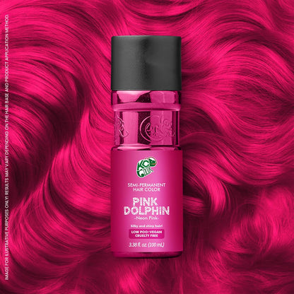 KC Color | Semi Permanent Hair Dye | Pink Dolphin (Neon Pink) | 150 ml