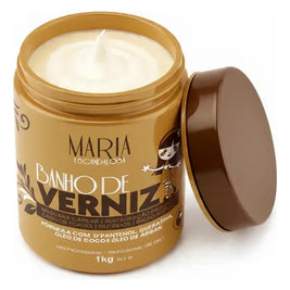 ماريا إسكندالوزا | Banho De Verniz | كيراتين، جوز الهند وزيت الأرجان | 1000 غرام