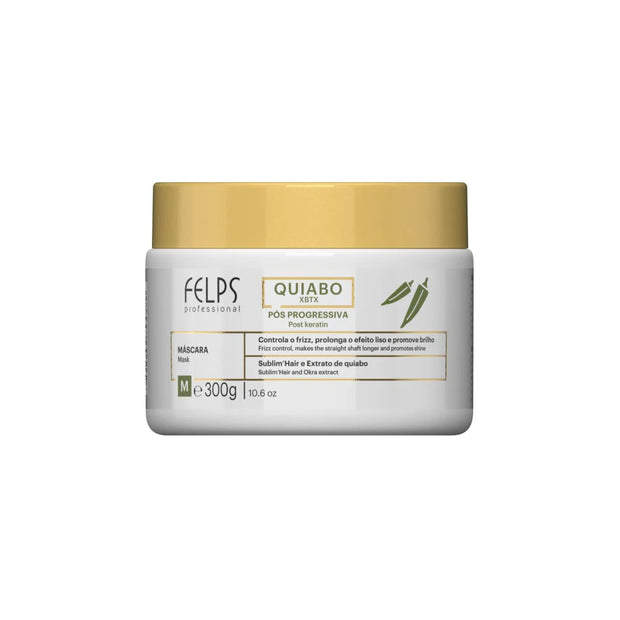 Felps Professional | Quiabo XBTX Post Keratin Hair Mask | Frizzy Control | 300 gr