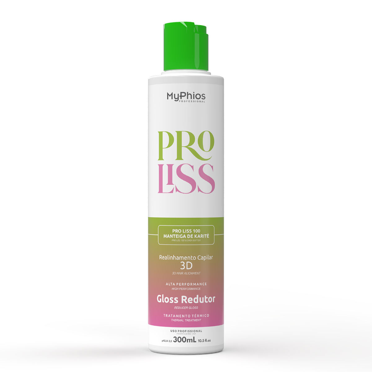 MyPhios | Pro Liss 3D Hair Alignment | Gloss Reducer Thermal Treatment | 300 ml