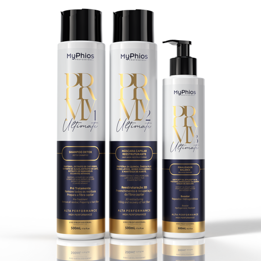 MyPhios | Ultimate PRMY Kit | Detox Shampoo, Restructuring Hair Mask, Finishing Booster