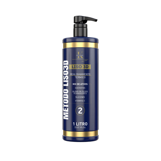 Kerastinni | Método Liso 3D Permanent Straightening Treatment | 1000 ml