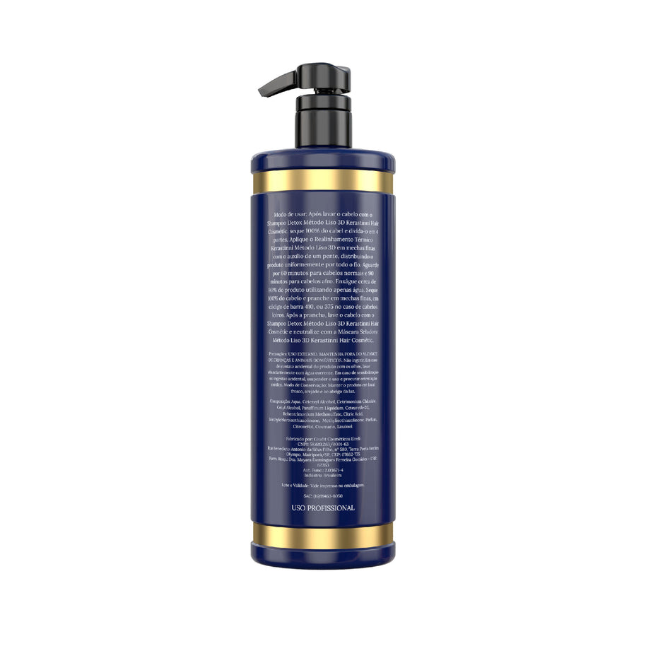 Kerastinni | Método Liso 3D Permanent Straightening Treatment | 1000 ml