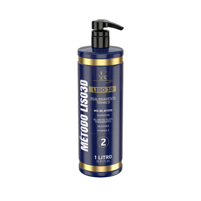 Kerastinni | Método Liso 3D Permanent Straightening Treatment | 1000 ml