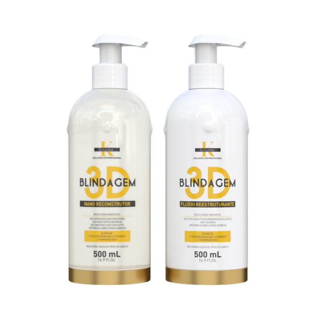 Kerastinni | Blindagem 3D Kit | Deep Damaged Reconstructor | (2x) 500 ml