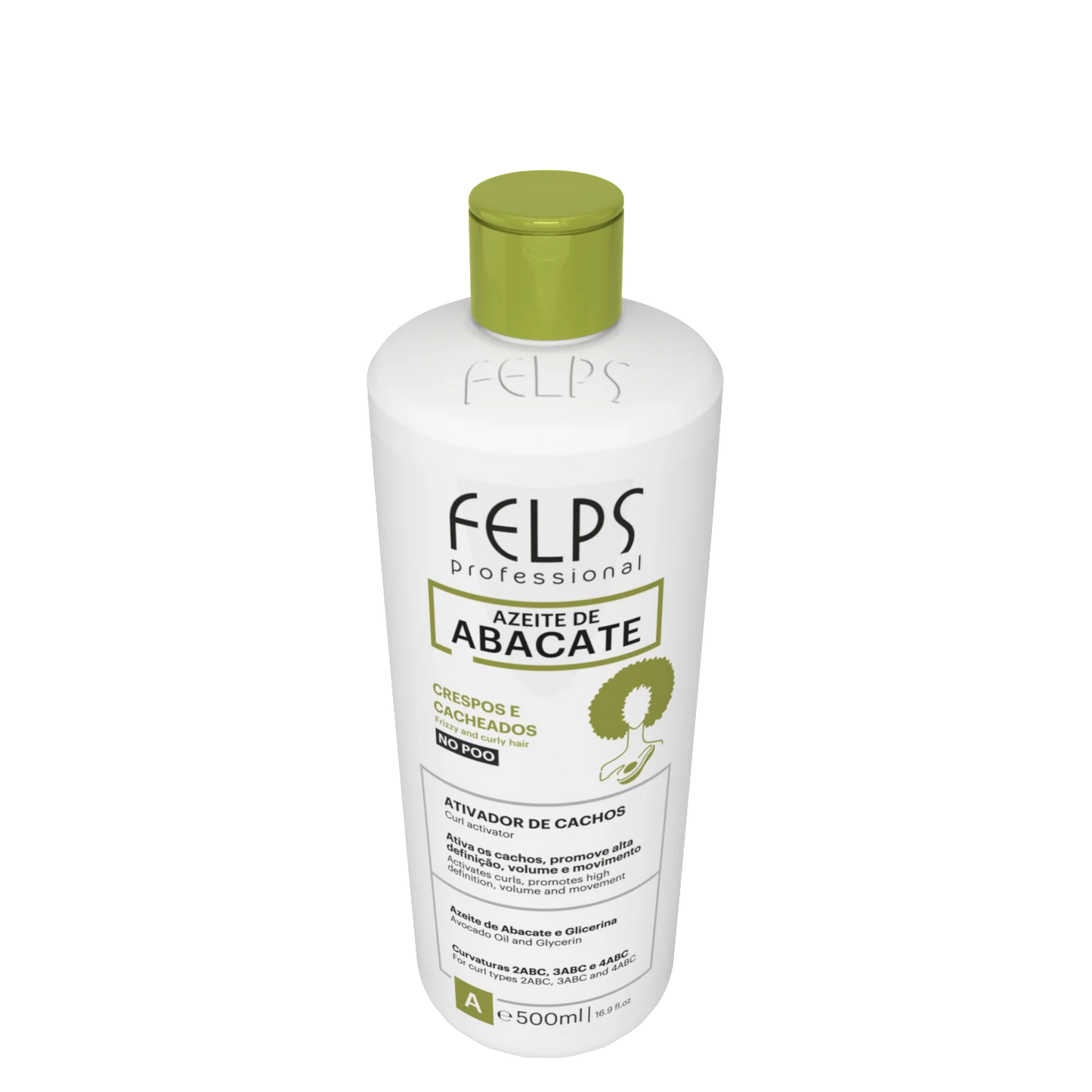 Felps Professional | Abacate Curl Activator | Frizzy And Curly Hair | 500 ml