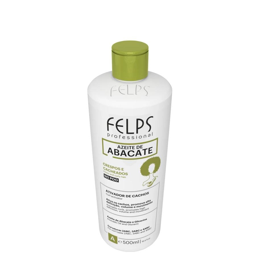 Felps Professional | Abacate Curl Activator | Frizzy And Curly Hair | 500 ml