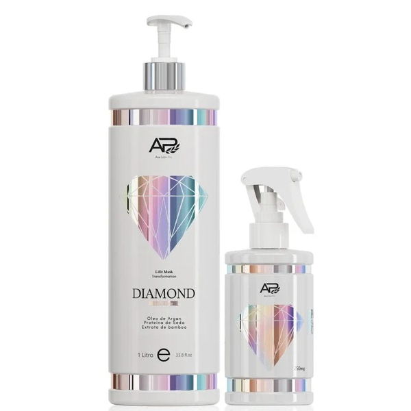 Ana Paula Carvalho | Diamond Lift Kit | Restoring Conditioner + Leave-In | 1000 ml / 250 ml