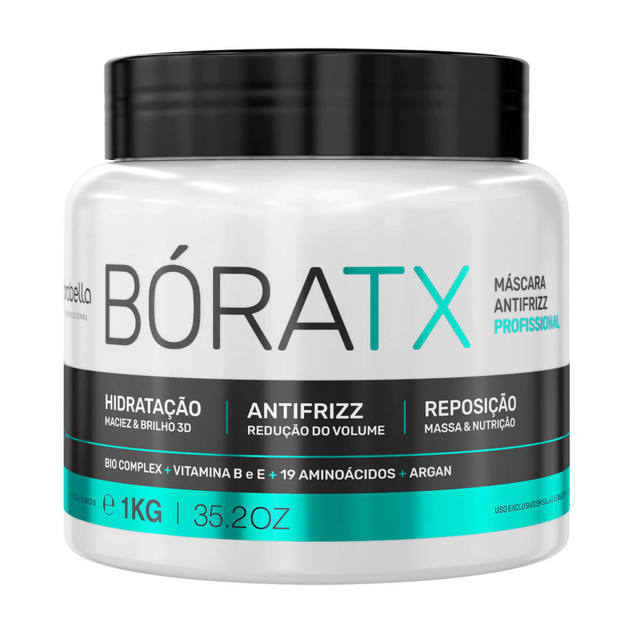 Borabella | BoraTX Organic 19 Aminosäuren | Füllt Masse auf und wirkt intensiv Anti-Frizz | 1000 gr