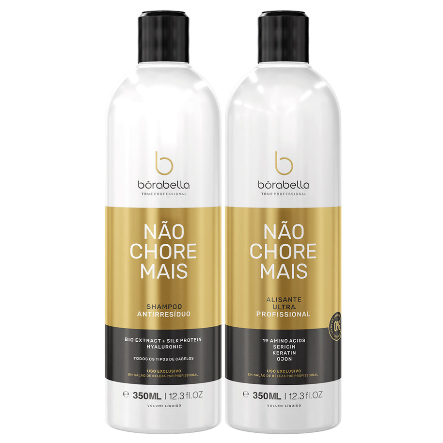 Borabella | Não Chore Mais (Not Cry More) | Progressive Brush Kit | (2x) 350 ml