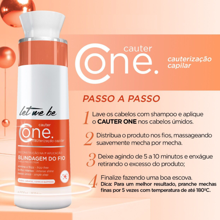 Let Me Be | Cauter One Restore | Frizz Free, Single Step | 500 ml