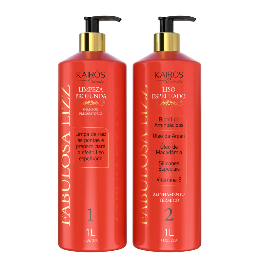 Kairos Cosmetic | Fabulosa Lizz Smoothing Starter Kit | (2x) 1000 ml