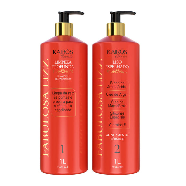 Kairos Cosmetic | Fabulosa Lizz Smoothing Starter Kit | (2x) 1000 ml