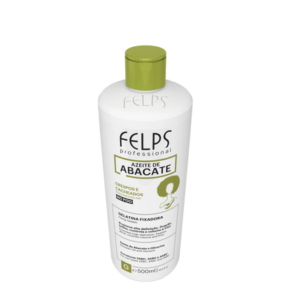 Felps Professional | Abacate Avocado Oil Curl Gel | Frizzy And Curly Hair | 500 ml