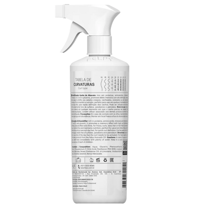 Felps Professional | Abacate Curl Humidifier | Frizzy And Curly Hair | 500 ml