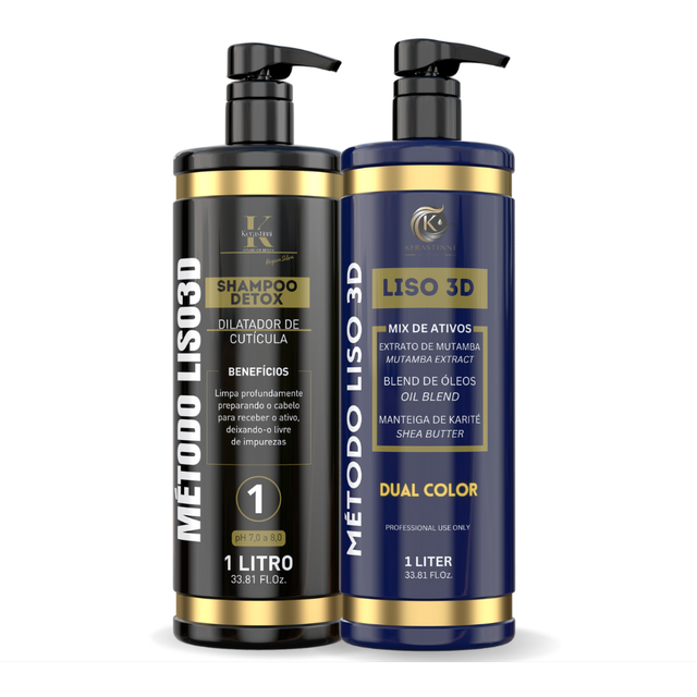 Kerastinni | Método Liso 3D Starter Kit | (2x) 1000 ml