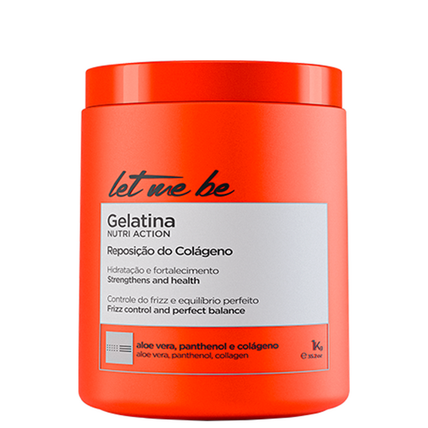 Let Me Be | Gelatina Nutri Action Hair Mask | Frizz Control | 1000 gr