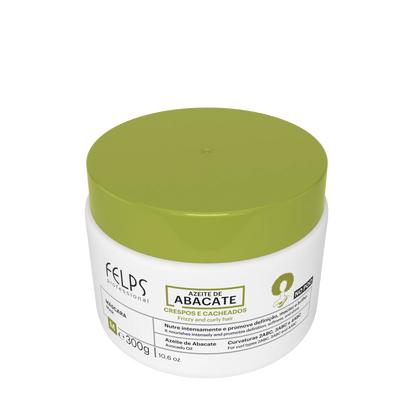 Felps Professional | Abacate Curl Hair Mask | Frizzy And Curly Hair | 300 gr