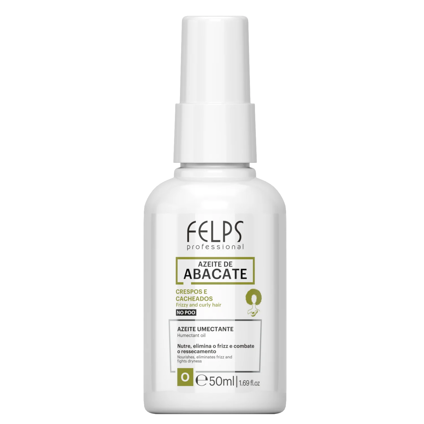 Felps Professional | Abacate Curl Oil | Frizzy And Curly Hair | 50 ml