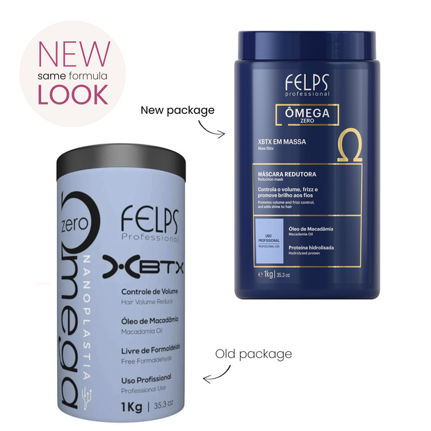 Felps Professional | Omega Zero XBTX | Smoothing Hair Mask | 1000 gr