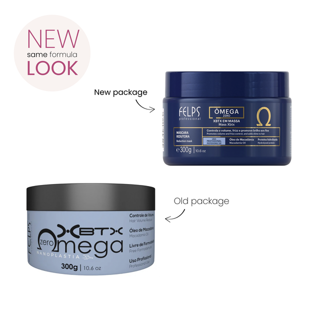 Felps Professional | Omega Zero XBTX | Smoothing Hair Mask | 300 gr
