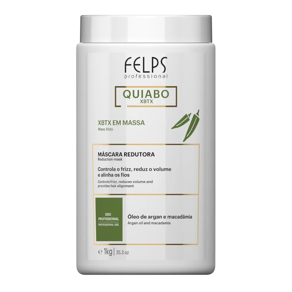 Felps Professional | Quiabo XBTX Reduction Hair Mask | Controls Frizz | 1000 gr