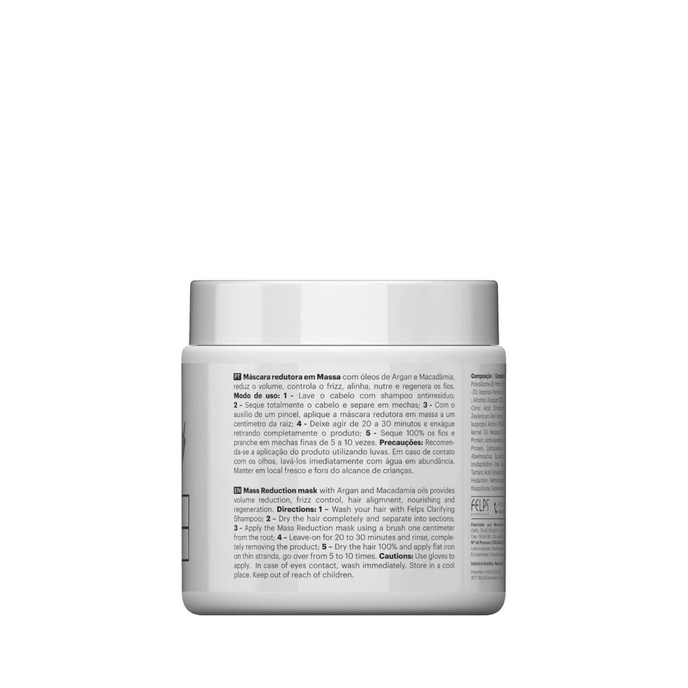 Felps Professional | Quiabo XBTX Reduction Hair Mask | Controls Frizz | 500 gr