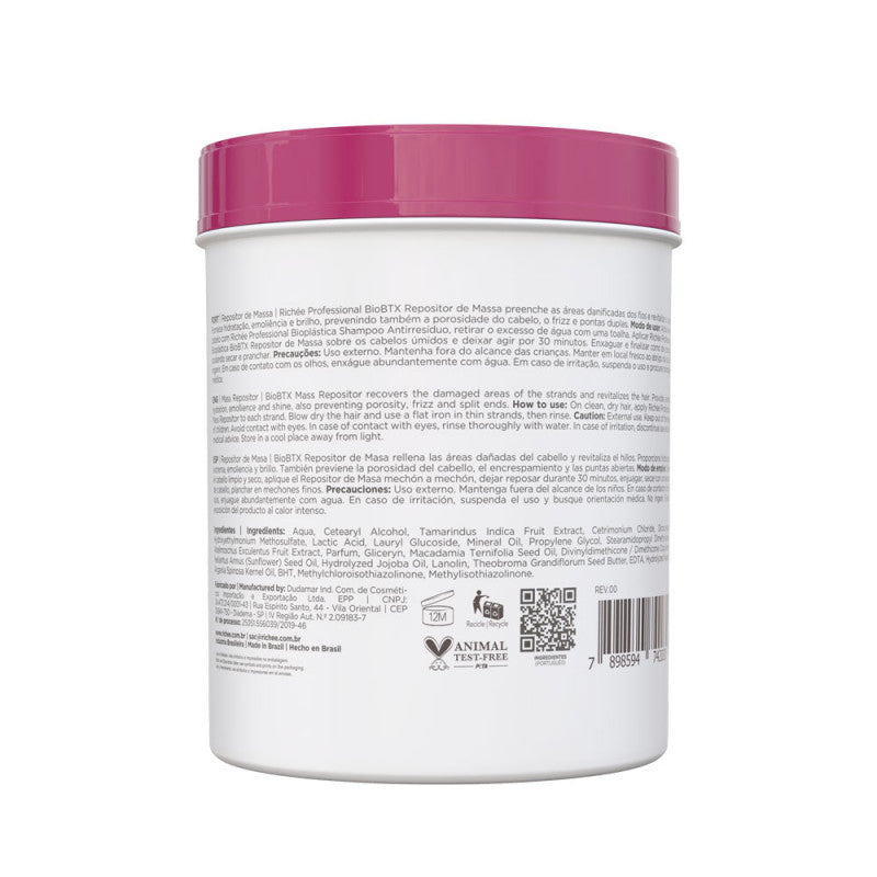 Richee Professional | Bioplastica BioBTX Mass Replenisher | 1000 gr