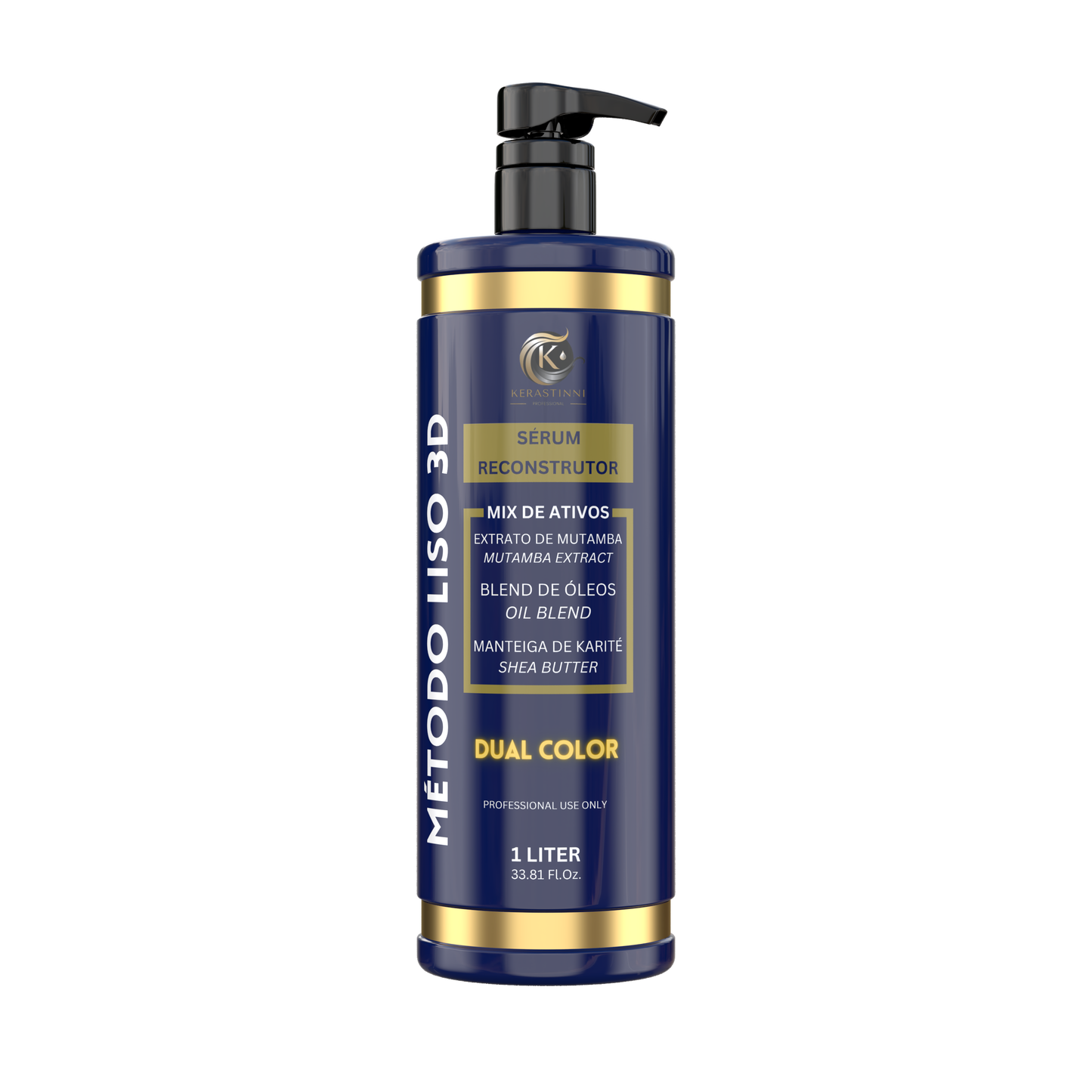 Kerastinni | Método Liso 3D Permanent Straightening Treatment | 1000 ml