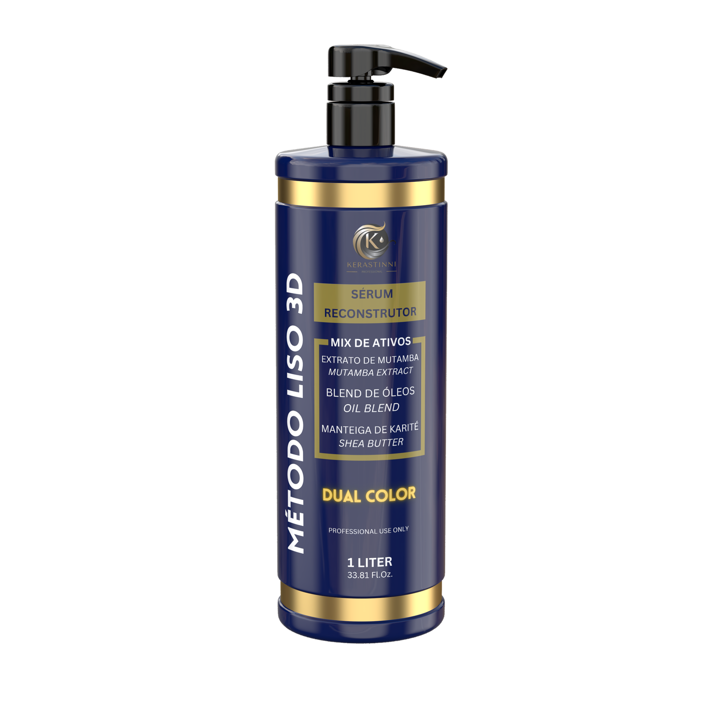 Kerastinni | Método Liso 3D Permanent Straightening Treatment | 1000 ml