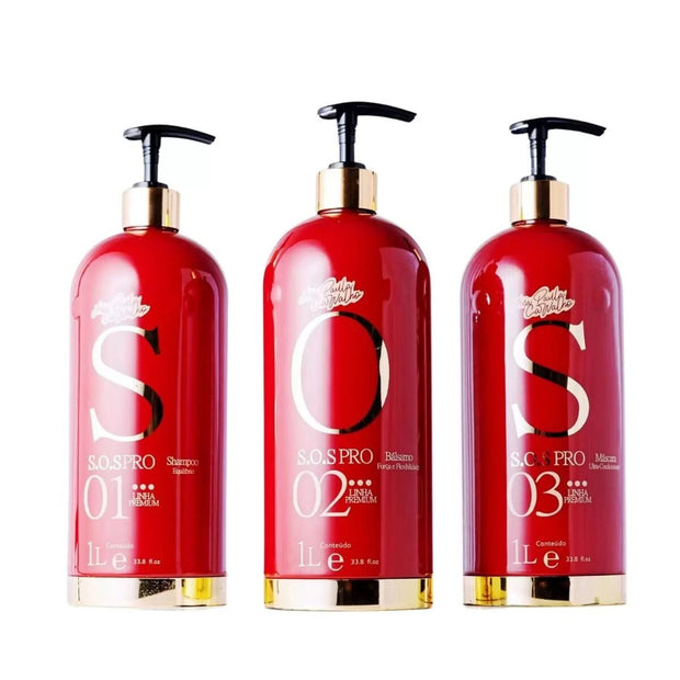 Ana Paula Carvalho | SOS Professional Treatment Kit | (3x) 1000 ml