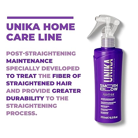 Agilise | Unika Smooth Blow | Anti Frizz And Volume Reducer | 250 ml