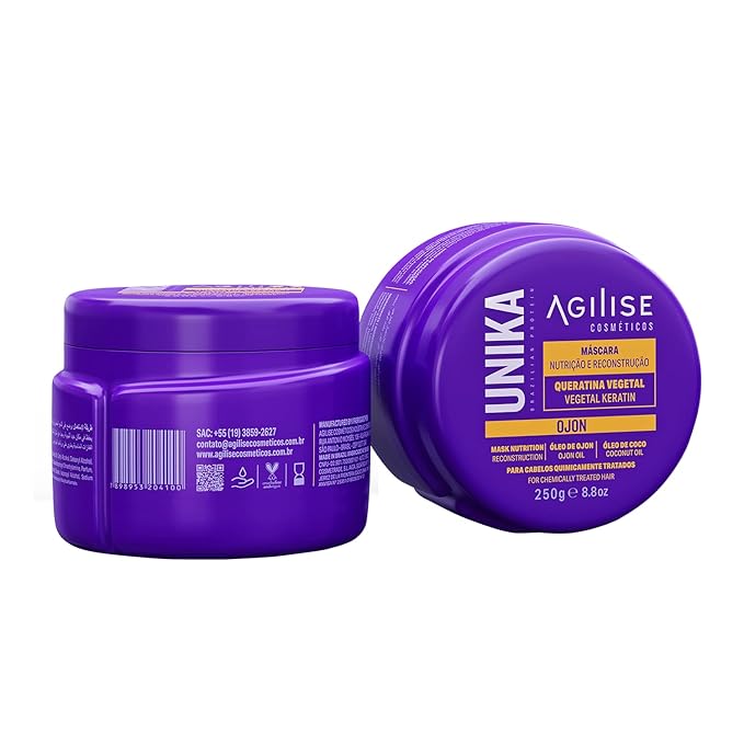 Agilise | Unika Ojon Hair Mask | Reconstruction For Chemically Treated Hair | 250 gr