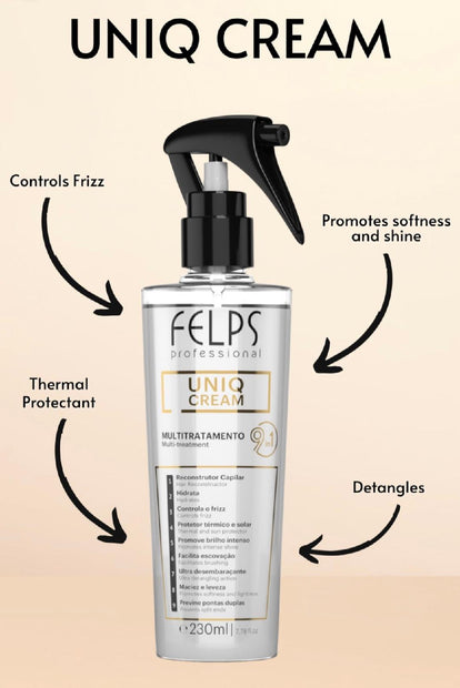 Felps Professional | Uniq Cream | Finishing For Hair | 230 ml