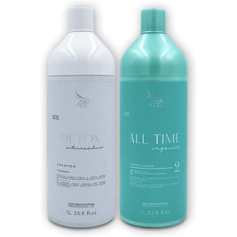 Zap Cosmetics | All Time Organic Kit | Brazilian Keratin Treatment | (2x) 1000 ml